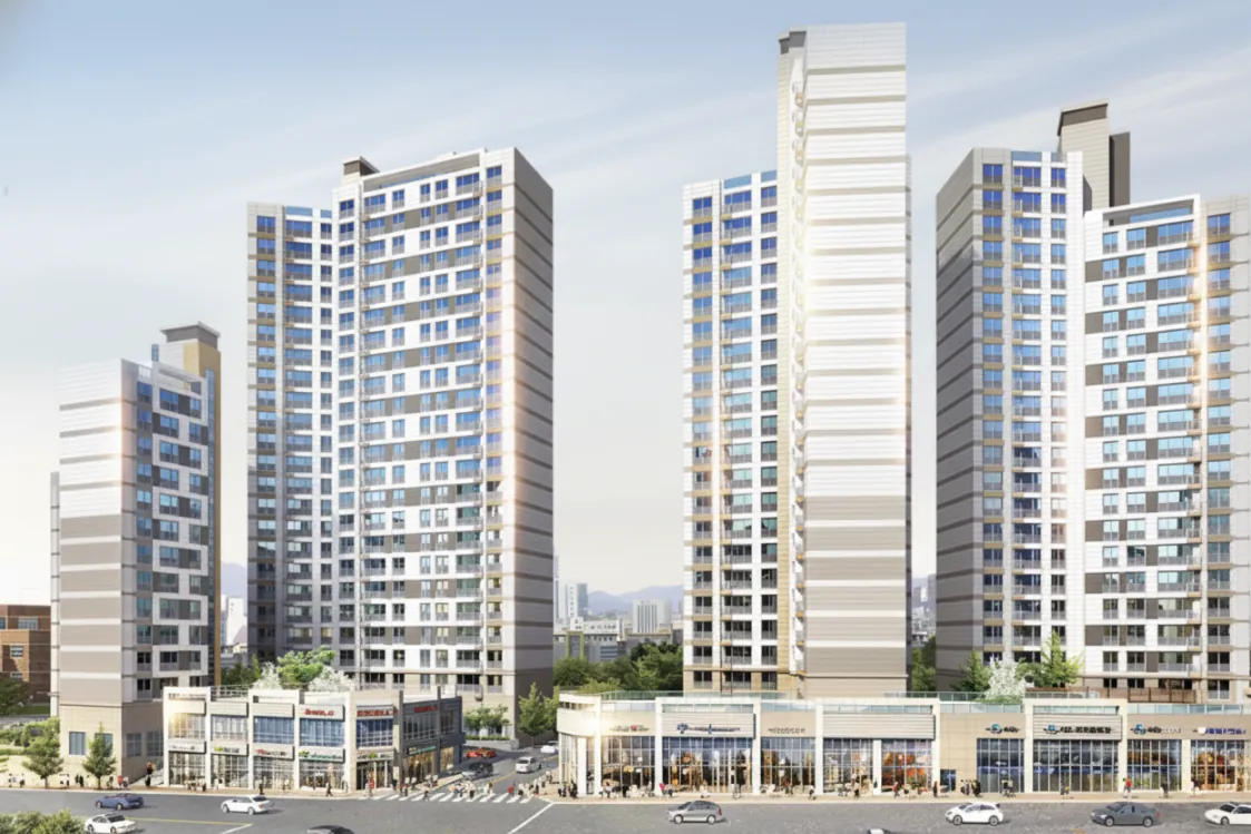 대전 가양동 다우갤러리 휴리움 224세대 단지 조감도